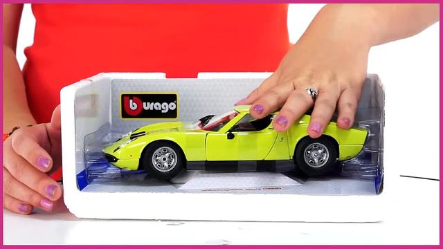 Bburago Машинка Lamborghini Miura 1968 18 12072) смотреть онлайн