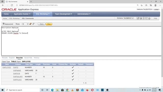 To modify and rename a column using Alter table statement || For Beginners смотреть онлайн