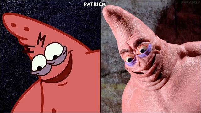 Spongebob Squarepants Characters In Real Life