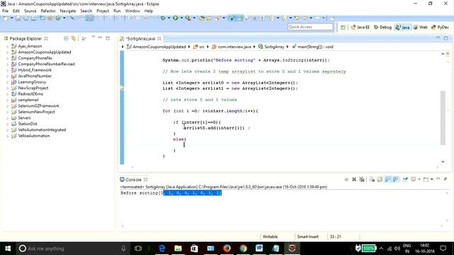 Selenium Interview Questions and Answers ~ java programming Sorting without using sort method смотреть онлайн
