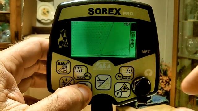 Aka Sorex Pro metal detector - Going through the menus смотреть онлайн