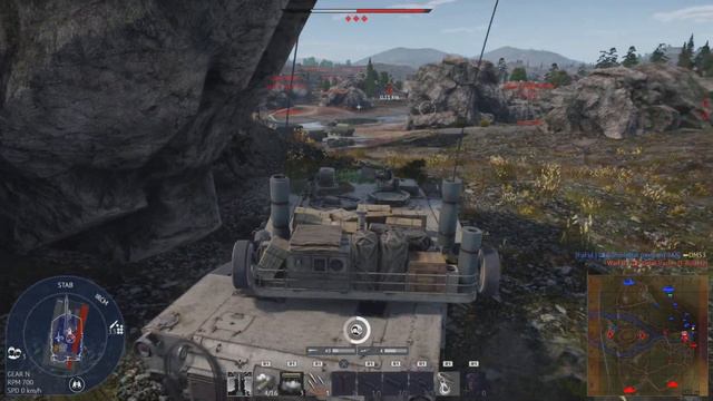 War Thunder Ground Arcade M1A1 Click-Bait Premium Abrams Gameplay