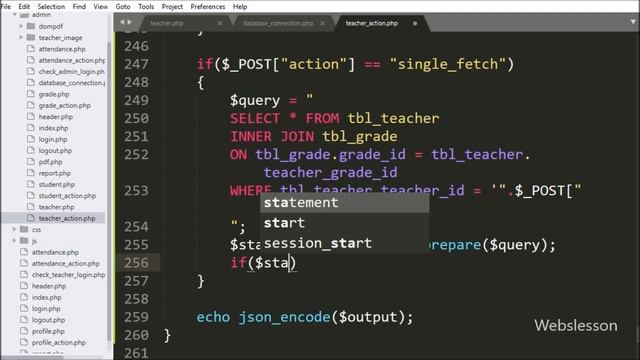 Student Attendance System in PHP using Ajax - 12 - Teacher Management смотреть онлайн