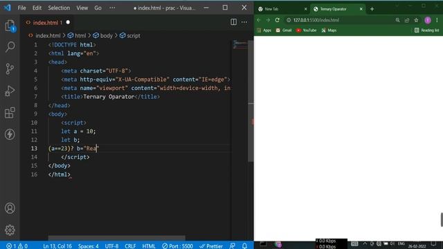 Ternary Operator in JavaScript || JS Tutorial for Beginners in Bengali 2022 смотреть онлайн