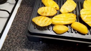 #РукоделиеотГалины Картофель и мясо мариновое на электрогриле. Вкусно и быстро