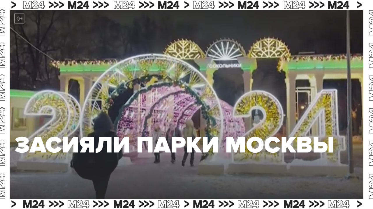 Парки Москвы нарядили к Новому году — Москва 24 | Контент