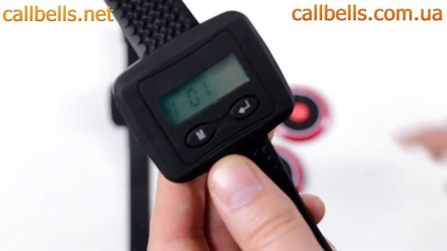 RECS R-03 | Как настроить пейджер-часы официанта для работы | WatchPager setting | callbells.net смотреть онлайн