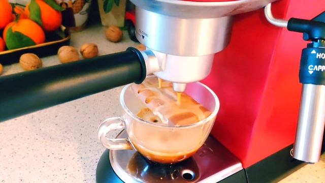 Homemade Cappuccino Chocolate with DELONGHI DEDICA EC685 смотреть онлайн
