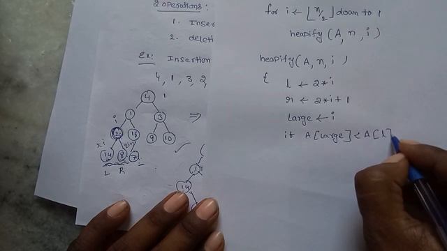 BINARY HEAP || INSERTION || DELETION ||ALGORITHMS || EXAMPLES || DATA STRUCTURES смотреть онлайн