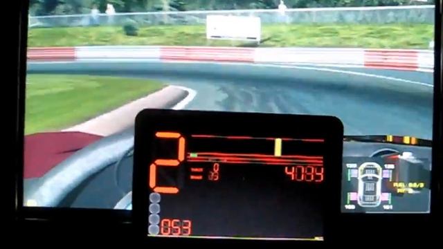 rFactor - Custom rF-Skinhud on Netbook смотреть онлайн