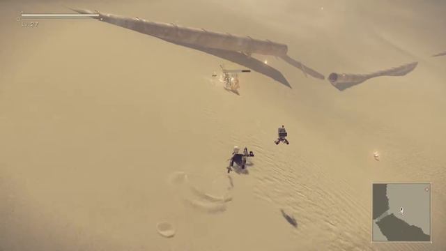 Nier: Automata Route B - The Machine Surge: Gold Goliath Tank & Small Studdy "Forgive Me Brother" смотреть онлайн