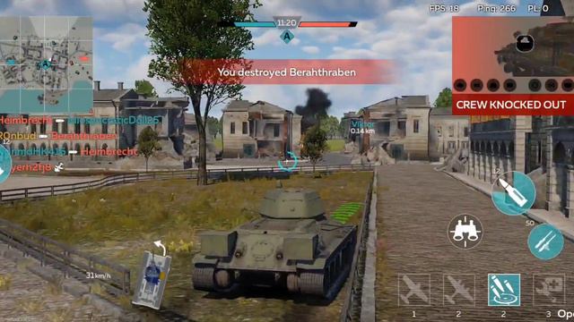 Tank Platoon T-34 tier 2 War Tuhder Mobile смотреть онлайн