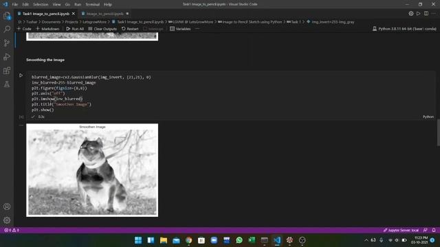 LetsGrowMore Task1 | Image to Pencil Sketch with Python смотреть онлайн