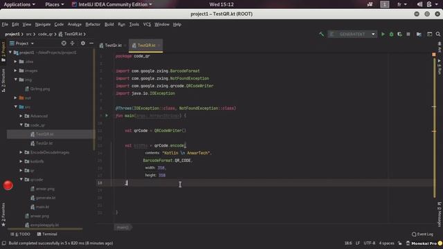 How to generate QR code in Kotlin смотреть онлайн