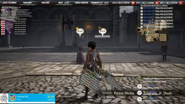 GamingHQ.TV Presents The Live Stream of: ATTACK ON TITAN JOIN THE 104TH MULTIPLAYER LIVE * PS4/EXTR смотреть онлайн