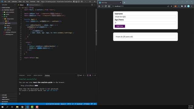 React complete course - demo project 1 смотреть онлайн