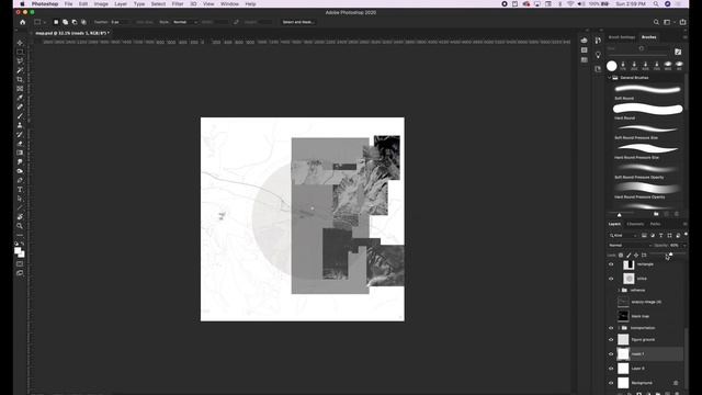 Architecture Map Analysis ||| Photoshop смотреть онлайн