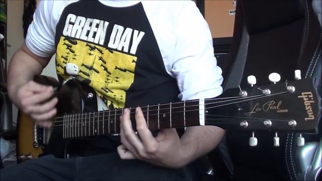 Green Day - Burnout cover (Billie Joe Armstrong Gibson Les Paul Jr.) смотреть онлайн