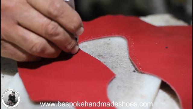 See the process of Upper Making, Maroon Leather Wingtip Oxford Shoes смотреть онлайн