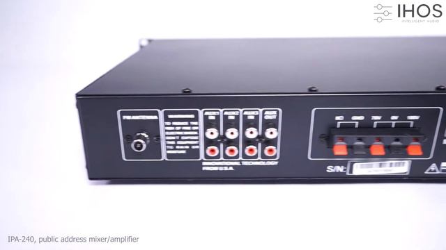 IPA 240 | Public Address Amplifier смотреть онлайн