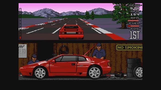 Lotus Esprit Turbo Challenge (beta 2) for ATARI STe смотреть онлайн