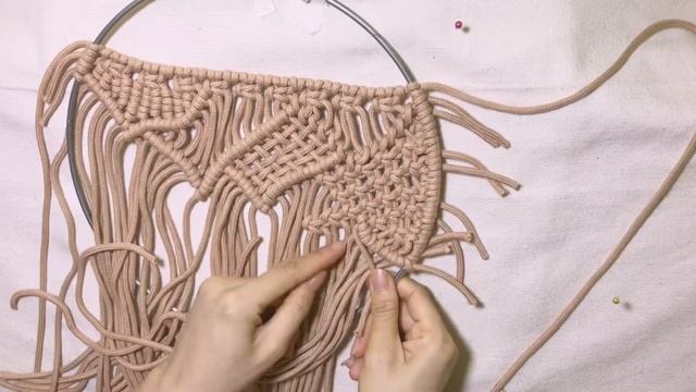 Macrame tutorial - Round bag #3 - Easy DIY смотреть онлайн