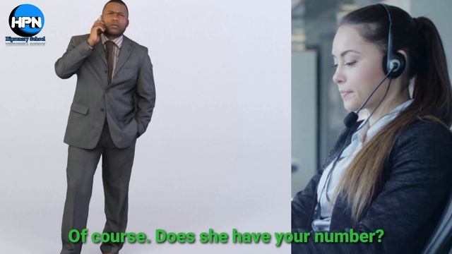 Example of a telephone call. Call center call conversation. смотреть онлайн