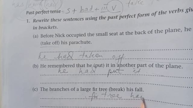 2.1 Class X Grammar Workbook page 12 / Past Perfect Tense (answer key) смотреть онлайн