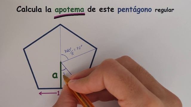 Apotema de un Pentágono regular смотреть онлайн