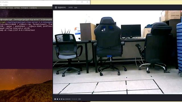 raspeberry pi3 rtsp streamming test смотреть онлайн
