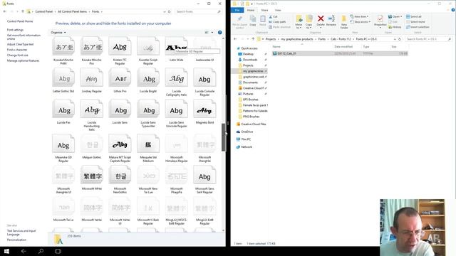 Add Font TTF To Windows 10 | Install Font | How To | Load Truetype format | Graphicxtras смотреть онлайн