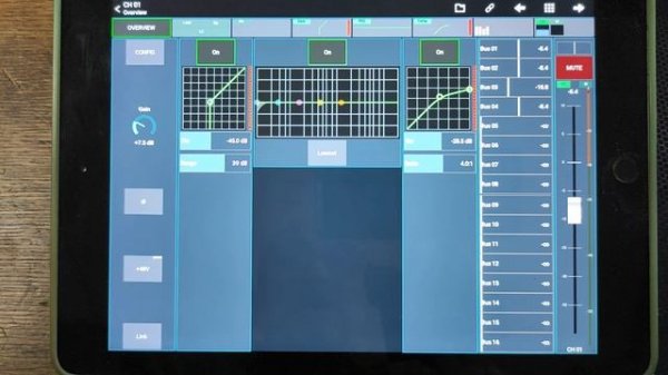 Функция ReGain в программе Mixing Station