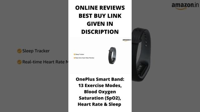 BUY ONE PLUS SMART BAND | 13 EXCERCISE MODES, BLOOD OXYGEN, HEART RATE & SLEEP TRACKING | смотреть онлайн