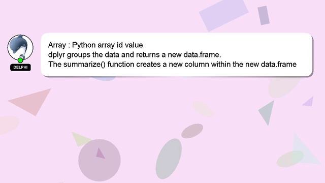 Array : Python array id value смотреть онлайн