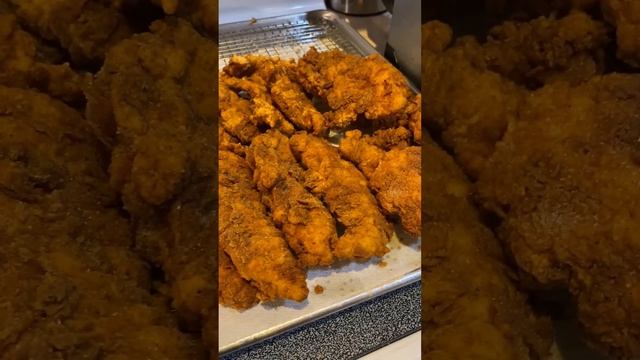 Chicken & Red Velvet Waffles