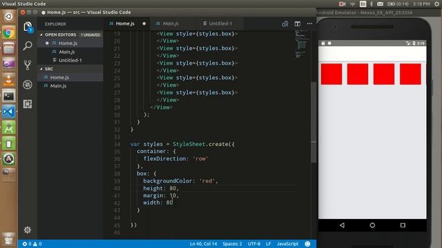 React-Native tutorial # 14 make simple grid with style | flex wrap смотреть онлайн