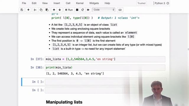 1DV501 #6 - Lists смотреть онлайн