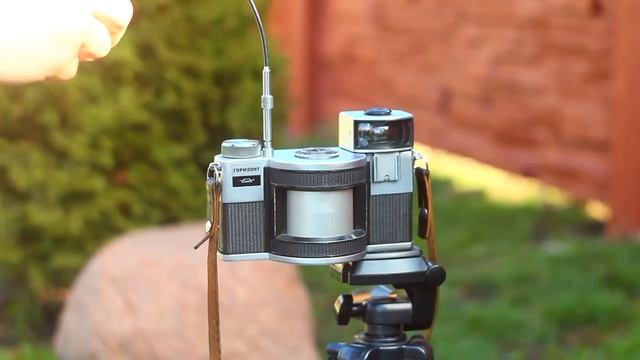Soviet panoramic camera "Horizont" KMZ - 1970. Фотоаппарат "Горизонт" смотреть онлайн