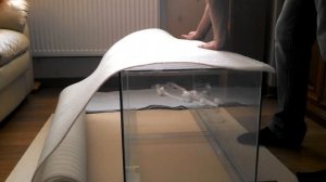 Как установить аквариум (установка и тестирование изготовленного аквариума 160 л).