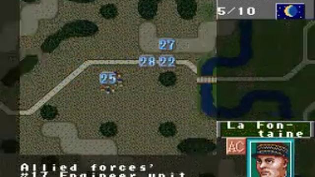 Operation Europe Path to Victory 1939-45 SNES Gameplay смотреть онлайн