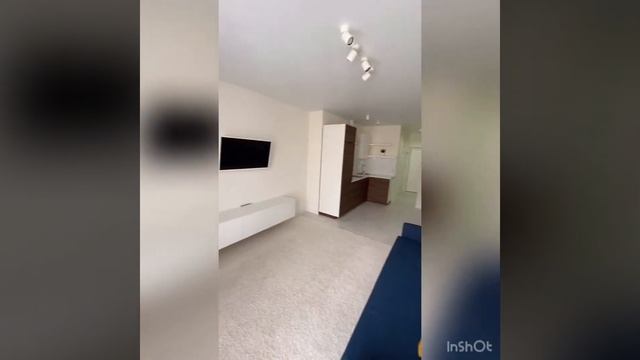 Студия с качественным ремонтом, мебелью и техникой в пешей доступности к морю. смотреть онлайн