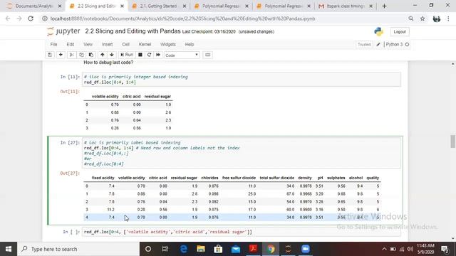 Pandas Slicing Editing For Data Frames Revision 2 | Recorded Classroom Session смотреть онлайн