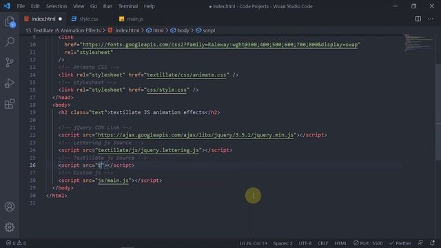 How to Create TextillateJS Text Animation Effects | Textillate.js смотреть онлайн