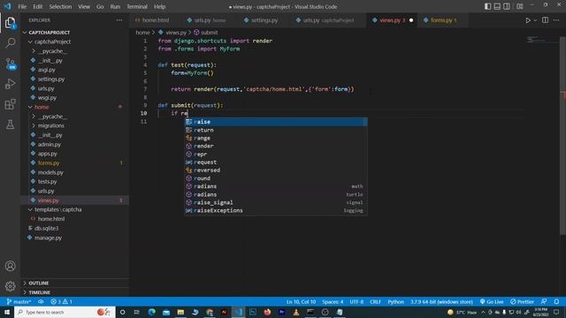 Django Captcha in form tutorial | Sunil Code смотреть онлайн