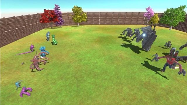 TITAN SKIBIDI TOILET vs Garten of BanBan 4 BATTLE ROYALE in Animal Revolt Battle Simulator смотреть онлайн