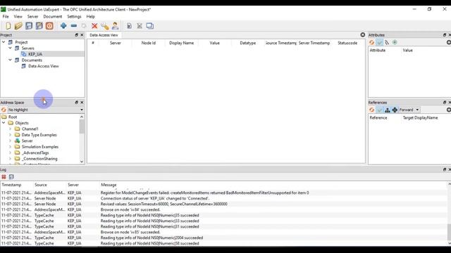 012 | Enable & Setting UP Inbuilt OPC-UA Server of KEPServerEX V6 for Remote OPC-UA Client Access | смотреть онлайн