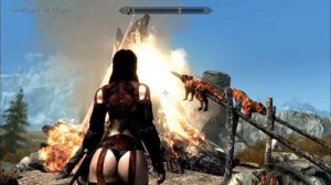 Skyrim Anniversary Edition Thicc Witch Kirra (Witcher Signs)