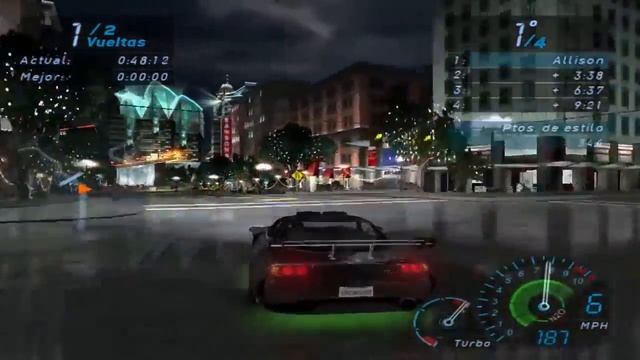 Nfs Underground 1 - [Fast Car] (rx7) HD смотреть онлайн