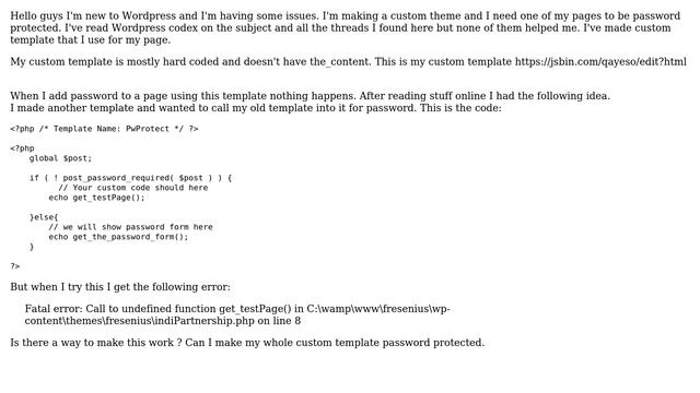 Wordpress: Password protect custom template (3 Solutions!!) смотреть онлайн