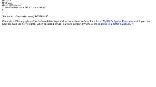 Optimising latitude and longitude selection query (3 Solutions!!) смотреть онлайн